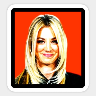 kaley cuoco Sticker